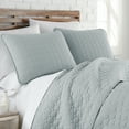 thumbnail image 2 of Southshore Fine Linens Oversized Quilt Bedding Set lightweight, bedspread 3-Piece, two matching shams, Blue, King / California King, 2 of 6