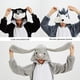 thumbnail image 4 of Pijamas de unicornio para mujer y adultos, ropa de dormir cálida, disfraces de Anime, mono de dibujos animados, Unisex, Stitch, Kigurumi, invierno, nuevo, 4 of 4