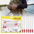 thumbnail image 1 of Cebo 3Set Simulación Artificial Silicona Suave Forma De Lombriz Señuelo Cebo Accesorio De Pesca, 1 of 7