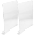 thumbnail image 1 of DEEPCRAFF 2Pcs Multi-Function Transparent Shelf Divider Plastic for Home Closet and Cabinet Storage, 1 of 8