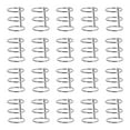 thumbnail image 1 of SHISUYAN Practical Silver Iron Binder Rings for Notebook Organization and Sorting 20pcs, 1 of 8