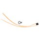 thumbnail image 4 of Brida para cables flexible de doble círculo, brida para cables autoblocante de plástico con anillo de tracción para equipos deportivos al aire libre, color naranja, 4 of 14