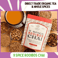 thumbnail image 5 of Leely Chai Decaf Rooibos Masala Chai, Loose Leaf. Herbal, naturally caffeine free. Organic Rooibos Tea with whole spices, Small Batch, Authentic Brew or Steep – 8 OZ, 40 Cups, 5 of 7
