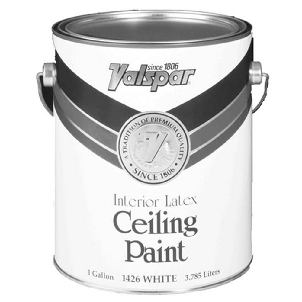 Valspar Interior Latex Ceiling White Paint,No 027.0001426.007, VALSPAR