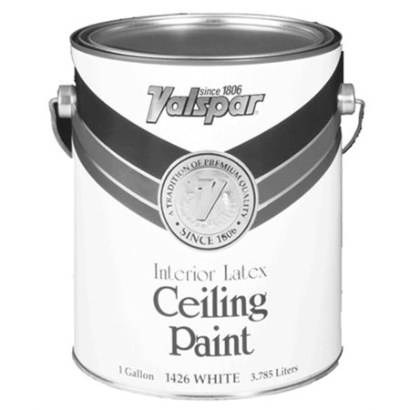Valspar Interior Latex Ceiling White Paint,No 027.0001426.007, 