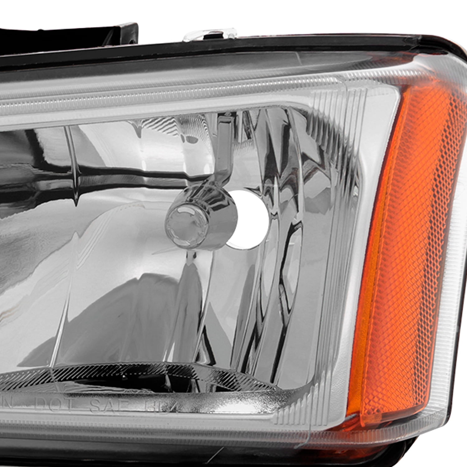 AKKON - For 2003-2006 Chevy Silverado Avalanche OE Replacement Chrome Headlights Driver+Passenger Head Lamps Pair