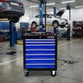 thumbnail image 5 of 7 Drawer Rolling Tool Chest with Wheels, Lockable Heavy-Duty Steel Tool Cabinet for Father's Garage Workshop Repair Shop, 5 of 12