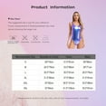thumbnail image 5 of Haitryli Women's Shiny Metallic Bodysuit Sleeveless Leotard Ballet Dance Gymnastics Leotard Hot Pink M, 5 of 5
