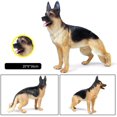 thumbnail image 2 of Realistic Shepherd Dog Animal Model, Figurine Kids Toy Home Ornament Collection, Children Fun Learning at Home Christmas Birthday Gift Bronze, 2 of 3