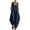 Navy, variant on Women Casual Suspender Jump Loose able Long Pants with Multiple Pockets Overalls Romper