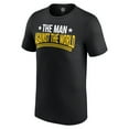 thumbnail image 2 of Men's Black Becky Lynch The Man Against The World T-Shirt, 2 of 3
