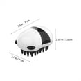 TIIFSWHS Pet Dog Bath Brush Panda Design Grooming Brush Pet Shower