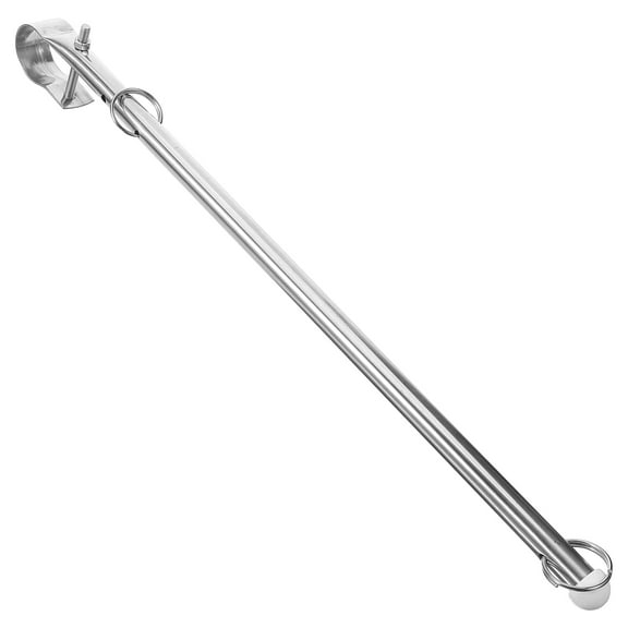HOMEMAXS Flag Support Rod Flag Pole 39.50X5.00X2.00CM Silver