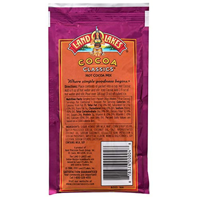 Land O' Lakes Cocoa Mix: Hot Chocolate with Raspberry Flavor
