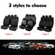 thumbnail image 5 of 9 Uds fundas de asiento de coche de lujo delantero + asiento trasero negro cero, 5 of 8