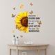 thumbnail image 3 of Un conjunto de pegatinas de pared de girasol, pegatinas de palabras encantadoras para cocina, dormitorio, sala de estar, 3 of 5