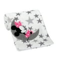 thumbnail image 2 of Disney Baby Minnie Mouse Gray/White Fleece Baby Blanket by Lambs & Ivy, 2 of 5