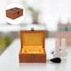 thumbnail image 5 of Caja de madera tallada para guardar joyas, collares, pulseras y anillos., 5 of 5