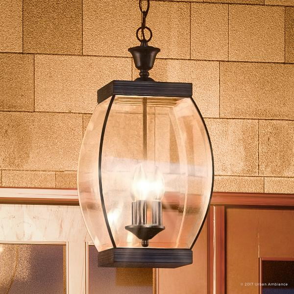 Urban Ambiance Luxury Colonial Outdoor Pendant Light, Large Size 20.5