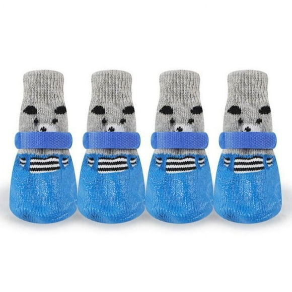 Dog Socks Boots Shoes for Dogs Cat Socks Non Slip Soles Adjustable Dog Cat Paw Socks Fit for Indoor Outdoor Use