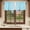 LightBLue, variant on Cream White Stripe Valances for Windows, Decorative Rod Pocket Window Valance Curtains, Modern Rustic Vertical Striped Short Curtain Drapes for Kitchen/Bathroom/Living Room, 2 Panels, 42" W x 12" L