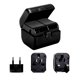 thumbnail image 2 of Adaptador de viaje universal - Enchufe 4 en 1, 2500 W de potencia, compacto, para viajes internacionales, 2 of 8