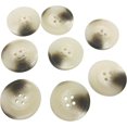 thumbnail image 1 of For Sewing Suit Jacket Crochet Scrapbook White Round Resin Buttons 28mm Q3674pcs Large Flat Back Craft Buttons 20pcs Large Flat Back Craft Buttons, 1 of 2
