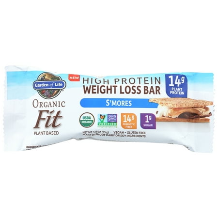 Garden Of Life High Protein Weight Loss Bar S Mores 1 9 Oz Pack