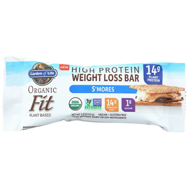 Garden Of Life High Protein Weight Loss Bar Smores 19 Oz Pack Of 12 - Walmartcom