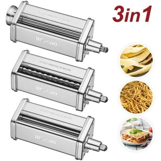 KitchenAid 3-Piece Gray Pasta Roller and Cutter Attachments for KitchenAid  Stand Mixer KSMPRA - The Home Depot