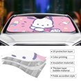 thumbnail image 5 of Windshield Sun Shade Foldable Car Front Window Sunshade For Car Suv Trucks Vans - Best Heat Shield Blocker Visor Cover Blocks Uv Rays And Keeps Your Vehicle Cool-Small, 5 of 5