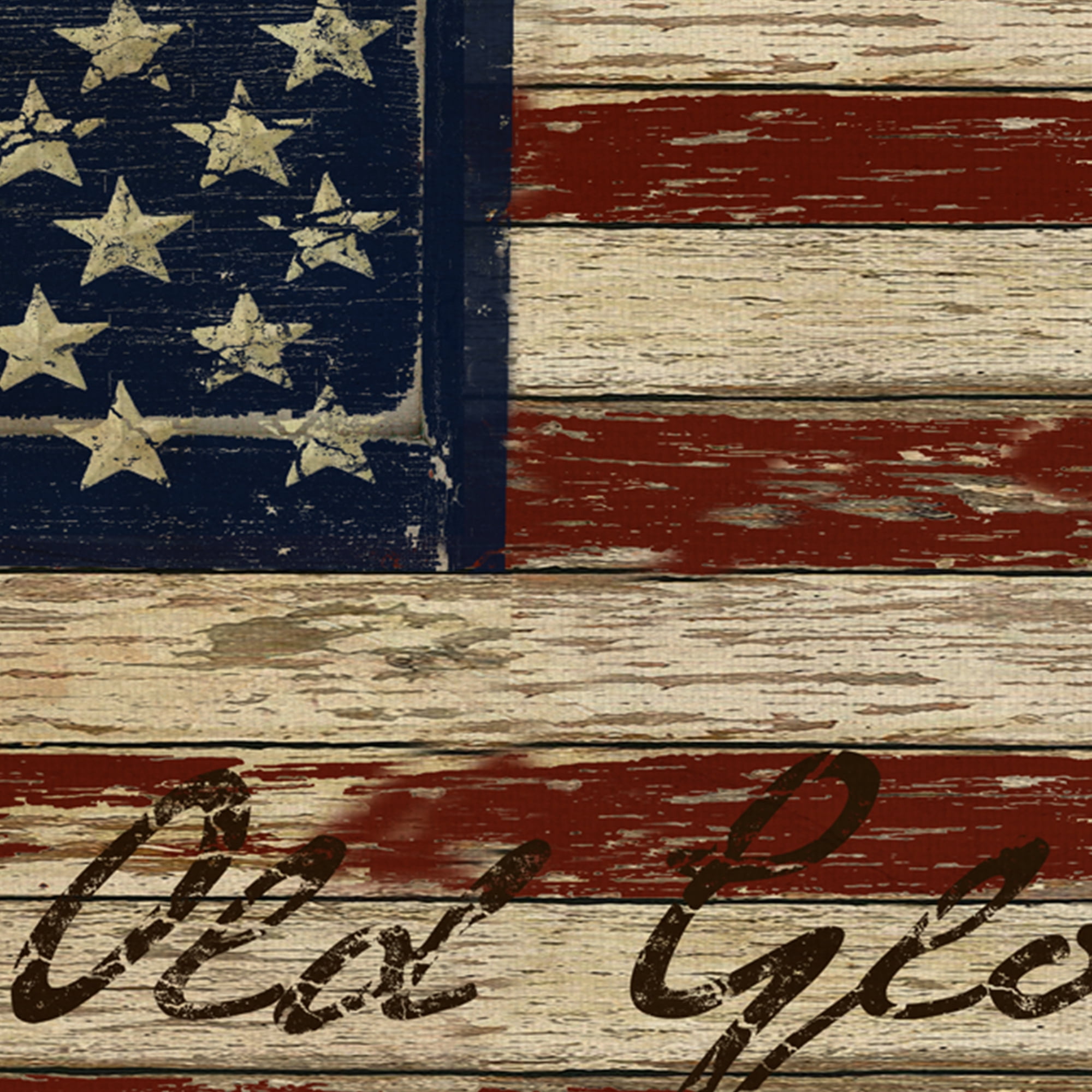 Old Glory by Beth Albert Canvas Art