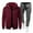 B-Wine, variant on VBTAPA Men's Hoodie Tracksuit 2 Piece Set Casual Jogging Sweatsuits Full Zip Long Sleeve Hooded Jacket Drawstring Jogger Pants Suit 2025 Fall Winter Athletic Outfits Black XXXL