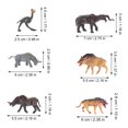 thumbnail image 4 of Modèles d'Animaux Jouets en Plastique Écologique 12 Pcs 2.4x1.6x1In, 4 of 9