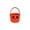 Saffron, variant on Halloween Basket Cute Halloween Candy Basket, Small Pumpkin Bucket, Orange Halloween Decorations, Trick or Treat Basket