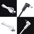 thumbnail image 1 of Usb macho a 90 grados, 3,5 mm x 1,35 mm, conector macho de alimentación CC, cable de 5 V, 100 cm/3,3 pies, 1 of 3