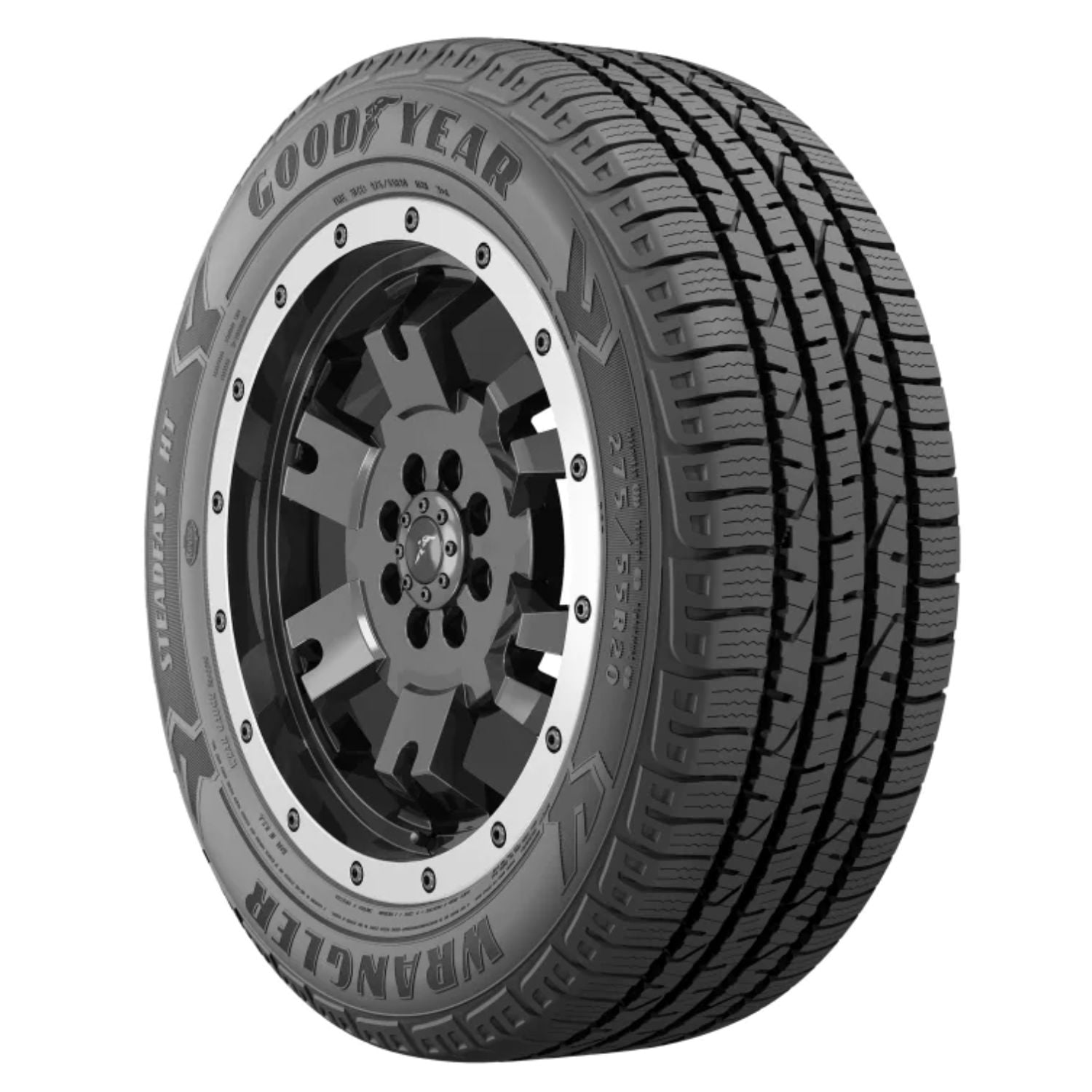 Goodyear Wrangler Steadfast HT All Season 275/55R20 113H Light Truck Tire -  