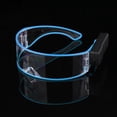 thumbnail image 3 of Gafas con visera LED Berpunk Zulema electrónica Azul unisex, 3 of 8