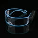 thumbnail image 3 of Gafas de sol con visera LED y escudo de una pieza, creativas y futuristas, de soldado. Azul, 3 of 9