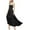 Black, variant on Timegard Summer Dresses for Women Spaghetti Strap Smocked Waist Ruffle Beach Flowy Loose Sundress