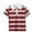 Red, variant on KyCheLot Boys Golf Shirt Stripe Button up Collar Cotton Short Sleeve Comfy Uniform School Shirt for 4-13 Years