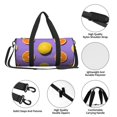 thumbnail image 6 of Disketp 45l Foldable Duffel Bag,Water-Resistant Sports Gym Bag,Portable Weekender Bag Lightweight For Travel,Fitness And Camping-Yellow Lemon And Orange, 6 of 8
