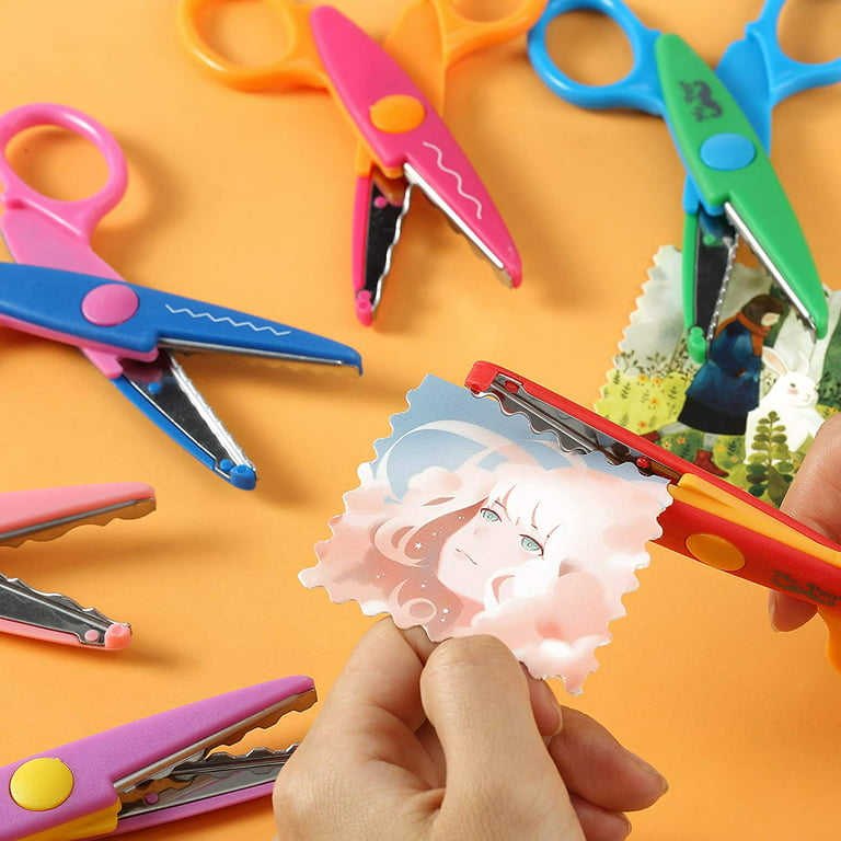 6 Pcs/lot Diy Craft Scissors Wave Edge Craft School Scissors For Paper  Border Cutter Scrapbooking Handmade Kids Artwork Card - Scissors -  AliExpress