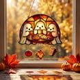 thumbnail image 4 of Halloween Sun Catcher for Window Hanging, Ghost Pumpkin 15cm Acrylic Suncatcher for Windows, Fall Thanksgiving House Warming Gift for Family Friends by MPOISVA, 4 of 7