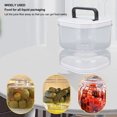 thumbnail image 3 of Pickle  Separator Jar, Wide Opening Leak Proof Pickle Jar  For Airtight Food Storage, 3 of 8