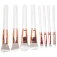 thumbnail image 2 of Kit de brochas de maquillaje Vhermosa 8 Uds gris y Blanco, 2 of 8