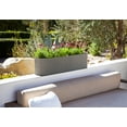 thumbnail image 5 of Veradek Demi Series Window Box 36" Plastic-Stone Planter - (Grey/2 Pack), 5 of 10