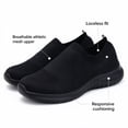 thumbnail image 5 of LANCROP Womens Elastic Sock Slip On Walking Shoes Lightweight Non-Slip Fall Sneaker, 5 of 9