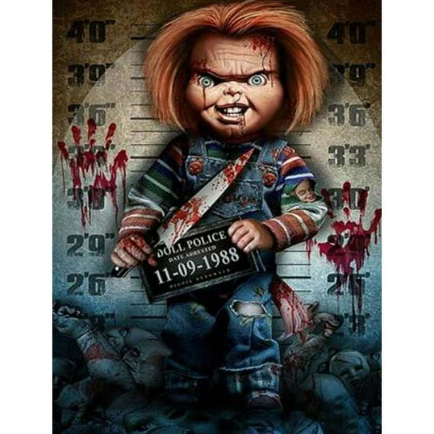Diamante (DB0743) Pintura cuadrada Scary Photo Mosaico Rhinestone Draw (sz1046) 45x60cm Hugtrwg Para estrenar