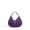 blueberry purple, variant on Genuine Leather Suede Women's Hobo Crossbody Bag, Crescent Shoulder Purse, Adjustable Strap